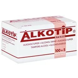 Alkotip Steriele alcoholdoekjes Alkotip Alcoholdoekjes, steriel | 30 x 65 mm